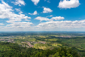 Blick in die Rheinebene