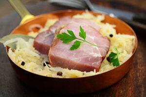 Sauerkraut with smoked pork