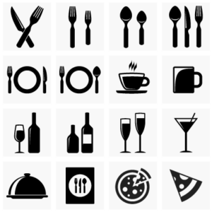 Icons cutlery